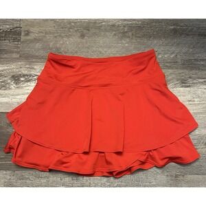 Baleaf Pleated Back Tennis Athletic Mini Skirt /Shorts Skort Pickleball Med Nwt